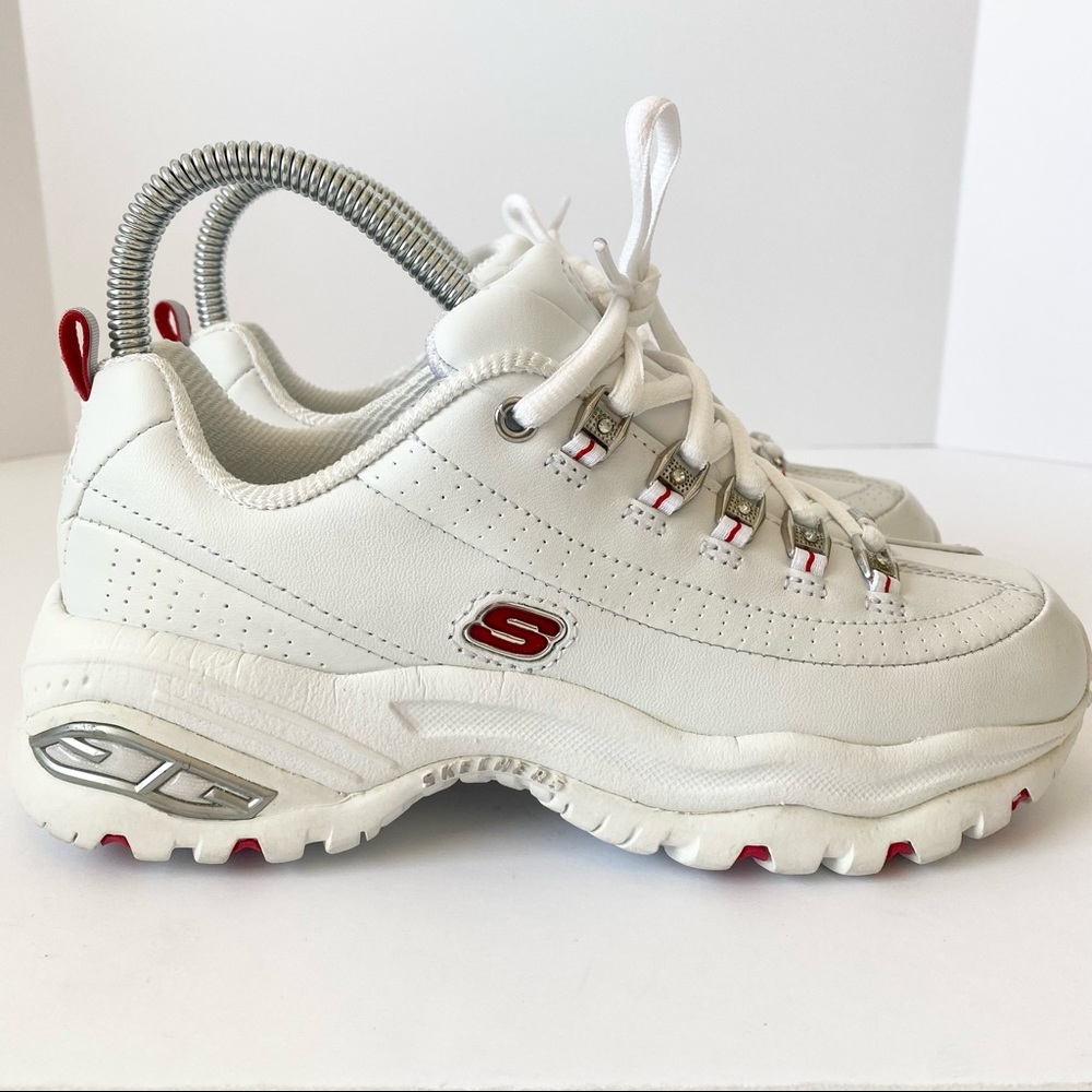 skechers d’lites tiffany sneaker white nwt 5.5